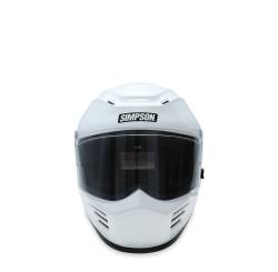 Simpson Motorcycle - Simpson Safety SPBM1 Speed Bandit Motorcycle Helmet Medium White - Image 1