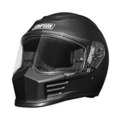 Simpson Motorcycle - Simpson Safety SPBM3 Speed Bandit Motorcycle Helmet Medium Flat Black - Image 1