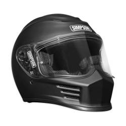 Simpson Motorcycle - Simpson Safety SPBM3 Speed Bandit Motorcycle Helmet Medium Flat Black - Image 3