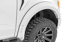 Rough Country Suspension Systems - Rough Country F-F320210A SF1 Black Fender Flares for 24 Ford F150 - Image 6