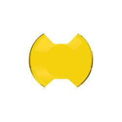 KC Hilites - KC HiLiTES 5210 SlimLite 8" LED Light Shield SAE Driving Selective Yellow - Image 1