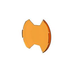 KC Hilites - KC HiLiTES 5211 SlimLite 8" LED Light Shield Driving Amber - Image 4