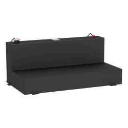 UWS - Matte Black 100-Gallon L-Shape Steel Transfer Tank - Image 1