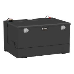 UWS - Matte Black 85-Gallon Steel-Aluminum Combo Transfer Tank - Image 1