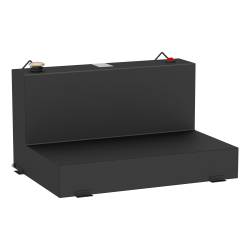 UWS - Matte Black 85-Gallon L-Shape Steel Transfer Tank - Image 1
