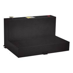 UWS - Gloss Black 75-Gallon L-Shape Aluminum Transfer Tank - Image 1