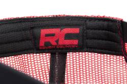 Rough Country Suspension Systems - Rough Country 84124 Hat Red Mesh RC Patch Black/Red - Image 3
