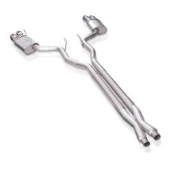 Stainless Works - Stainless Works M18CBXFC Redline X-Pipe Catback Factory Connect w/O Valve - Image 2