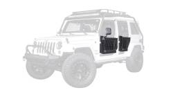 Body Armor 4x4 - Body Armor Gen 3 Front Tube Trail Doors Black Pair for Wrangler JK JK-6139 - Image 3