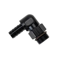 Derale - Derale 59408 Aluminum Swivel Fitting 90 ° 7/8-14 UNF x 1/2" Barb - Image 1