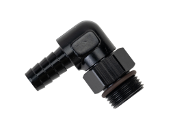 Derale - Derale 59408 Aluminum Swivel Fitting 90 ° 7/8-14 UNF x 1/2" Barb - Image 2