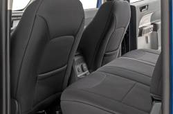 Rough Country Suspension Systems - Rough Country Front/Rear Seat Covers Black 22-24 Ford Maverick 91066 - Image 3