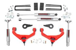 Rough Country Suspension Systems - Rough Country 97530RED 3.5" Suspension Lift Kit for 11-19 Silverado/Sierra HD - Image 1