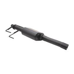 SpeedFx - SpeedFx 176330 409 Stainless Muffler 3" IN 2.5" DUAL OUT Black - Image 1