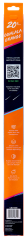 Scrubblade - Scrubblade CBO2000 20" 510mm Orange Silicone Shadeblade Wiper Blade - Image 2