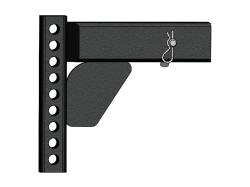 Blue Ox - Blue Ox BXW4091 3IN RECEIVER 9 HOLE 9" SHANK 20K RATED TRACKPRO TRAILER WEIGHT D - Image 2