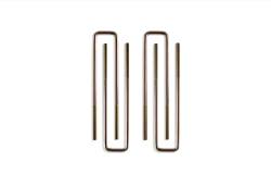 MaxTrac - MaxTrac 910106 6-8" Blocks & U-Bolts for 07-18 Silverado & Sierra 1500 2WD/4WD - Image 1