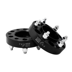 TrailFX - TrailFx W655006B Wheel Spacer 6x139.7mm 1.25" Thick Hub Centric Black Alum - Image 1