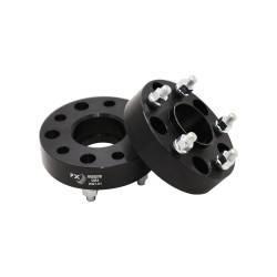 TrailFX - TrailFx W550007B Wheel Spacer 5x127mm 1.5" Thick Hub Centric Black Alum - Image 1
