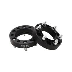 TrailFX - TrailFx W655004B Wheel Spacer 6x139.7mm 1.25" Thick Hub Centric Black Alum - Image 1