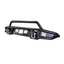 TrailFX - TrailFX BR001T Matte Black Steel Bumper w/Pre Runner Guard & D-Rings - Image 2