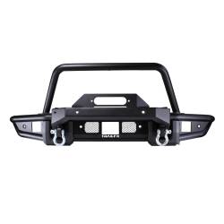 TrailFX - TrailFX BR002T Matte Black Bronco Bumper w/Winch Mount Pre Runner Guard D-Rings - Image 1