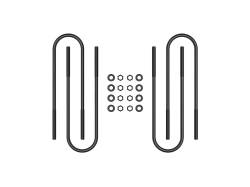 ICON Vehicle Dynamics - ICON 37023 15" U-Bolt Kit for 99-10 Ford F250/F350 SD Dually/03-12 Ram HD - Image 1