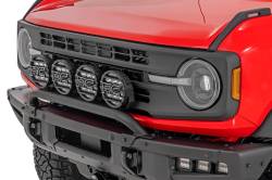 Rough Country Suspension Systems - Rough Country LED Headlights w/DRL Halo 21-24 Ford Bronco RCH5500 - Image 2