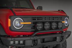 Rough Country Suspension Systems - Rough Country LED Headlights w/DRL Halo 21-24 Ford Bronco RCH5500 - Image 3