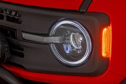 Rough Country Suspension Systems - Rough Country LED Headlights w/DRL Halo 21-24 Ford Bronco RCH5500 - Image 4