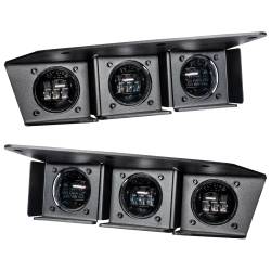 Oracle Lighting - Oracle 5890-001 2021-2024 Ford Bronco Triple LED Fog Light Kit for Steel Bumper - Image 1