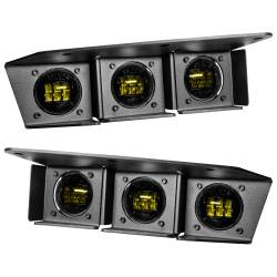 Oracle Lighting - Oracle 5890-006 2021-2024 Ford Bronco Triple LED Fog Light Kit for Steel Bumper - Image 1