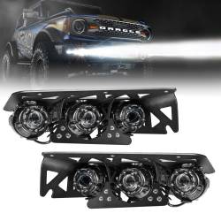 Oracle Lighting - Oracle 5928-LZZ-001 Bronco Off Road LASER + LED Fog Light Kit for Steel Bumper - Image 1