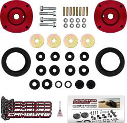 Camburg - Camburg CAM-310203 1.50" Front Spring Preload Spacer Kit Red - Image 2