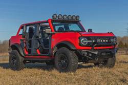 Rough Country Suspension Systems - Rough Country Front/Rear Steel Tube Doors Black 21-24 Bronco 4DR 10658 - Image 6