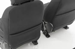 Rough Country Suspension Systems - Rough Country 91056A Front/Rear Seat Covers Black for 19-25 Ford Ranger Crew - Image 4