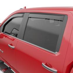 EGR - EGR 571655 Fr/Rr In-Channel Window Visors Black 20-24 Silverado/Sierra HD Crew - Image 1
