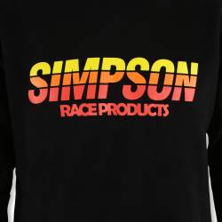 Simpson Safety - Simpson Safety 45019Z Racing Stripes Hoodie 3XL Black - Image 6