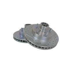 Baer Brake Systems - Baer Brakes 05516-020 GM Drum RWD Front Disc Brake Rotor Set - Image 3