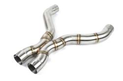 Dinan - Dinan D660-0081 18-23 BMW M5 Sedan 4.4 Exhaust Crossover Pipe - Image 1