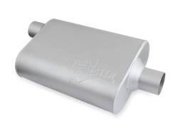 FlowMonster - FlowMonster 42441-FM Muffler 2.25 Offset Inlet 2.25 Center Outlet 13"x9.75" Body - Image 2