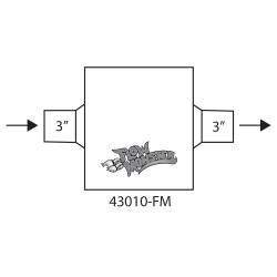 FlowMonster - FlowMonster 43010-FM Exhaust Muffler - Image 5