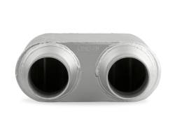 FlowMonster - FlowMonster 430402-FM Exhaust Muffler 3" Center In 2.5" Dual Out 13" Body Length - Image 1