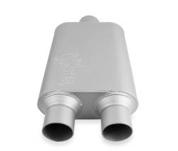 FlowMonster - FlowMonster 430402-FM Exhaust Muffler 3" Center In 2.5" Dual Out 13" Body Length - Image 8