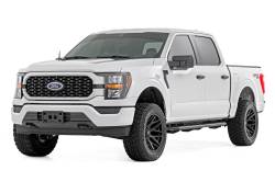 Rough Country Suspension Systems - Rough Country Black OV2 Running Boards 15-24 Ford F150 Crew 14011 - Image 4