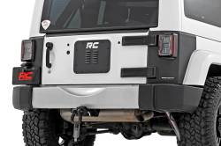 Rough Country Suspension Systems - Rough Country Trail Cladding Rear Corner Guards Black for Wrangler JK TC13022 - Image 1