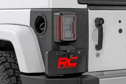 Rough Country Suspension Systems - Rough Country Trail Cladding Rear Corner Guards Black for Wrangler JK TC13022 - Image 4