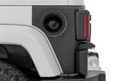 Rough Country Suspension Systems - Rough Country Trail Cladding Rear Corner Guards Black for Wrangler JK TC13022 - Image 5