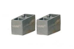Fabtech - Fabtech FTSBK43 4" Block Kit x 3" WIDE w/Bumpstop - Image 1