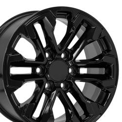OE Wheels LLC - OE Wheels CV69 18x8.5 6x5.5 26mm Gloss Black CV69-18085-6550-26B - Image 1
